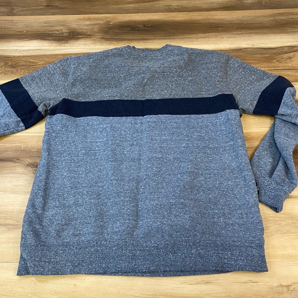 Vissla Sweatshirt Mens XL Surf Streetwear Cotton Blend Relaxed Blue Grey Casual - Picture 9 of 9